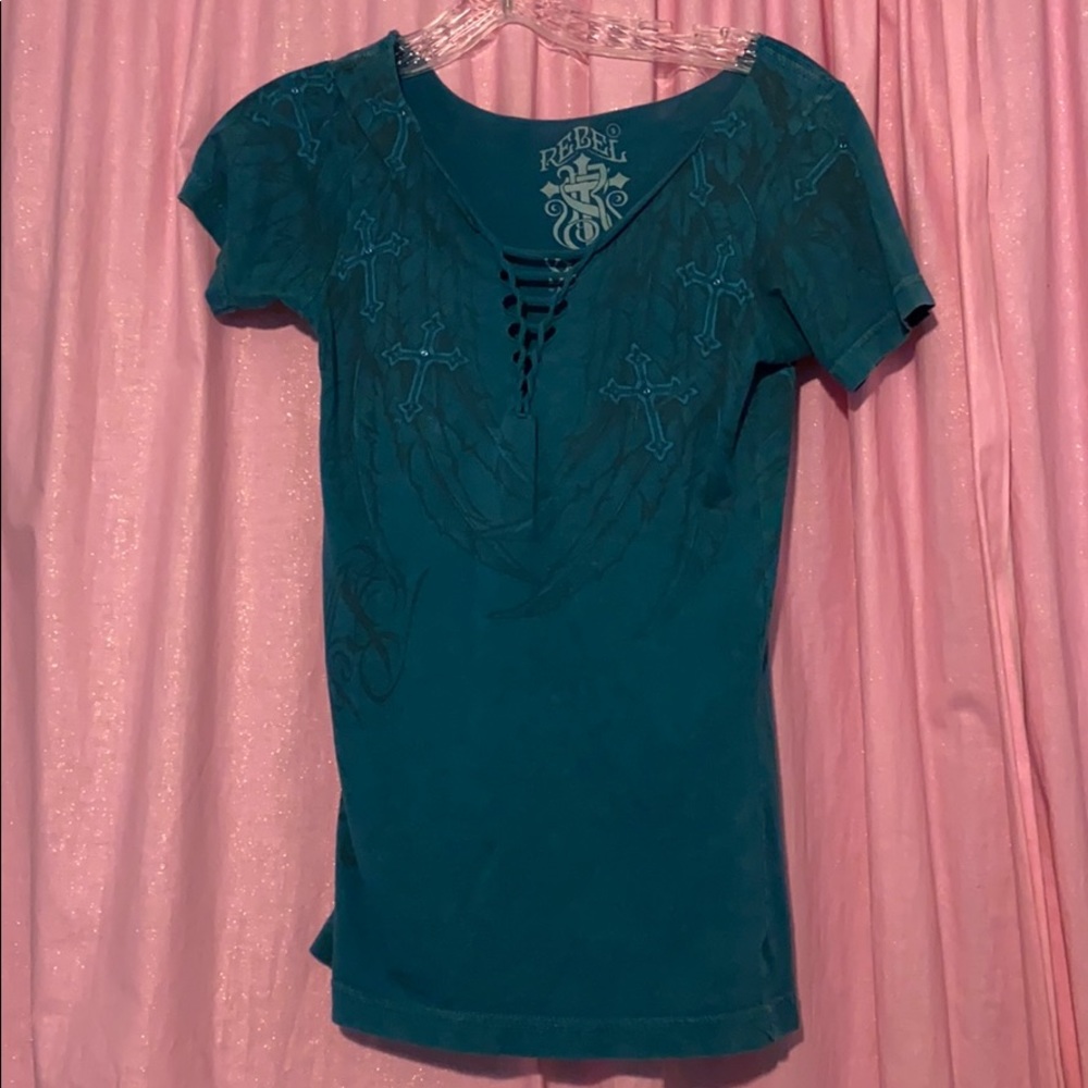 Rebel Saints Affliction Top
